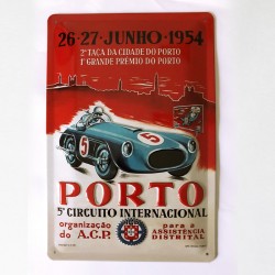 Porto - Placa metálica 20x30