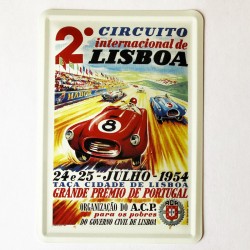 2 Circuito Lisboa- Postal Metálico 10x15