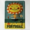 Portugal Sol - Barco Postal Metálico 10x15