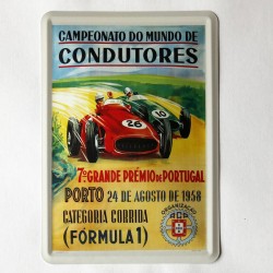 Acp Prémio Porto 1958- Postal Metálico 10x15